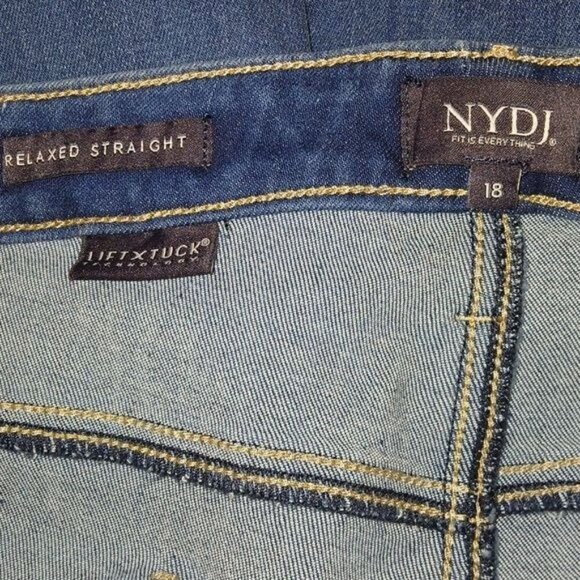 NYDJ Windham Straight Leg High Waist Cropped Jeans - Picture 6 of 7